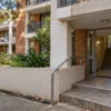 Shared entrance of an Australian strata apartment building.